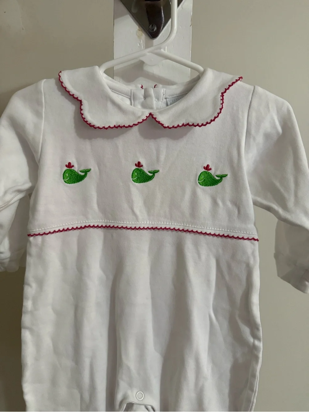 Little English Whale Romper